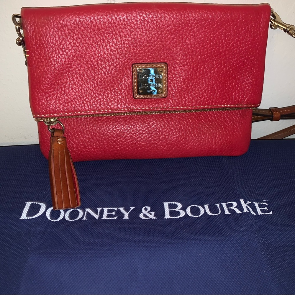 Red Dooney & Bourke *NEW fold over Crossbody *NEW